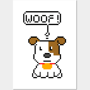Fashion's Pixel Creatures Dogs Posters and Art